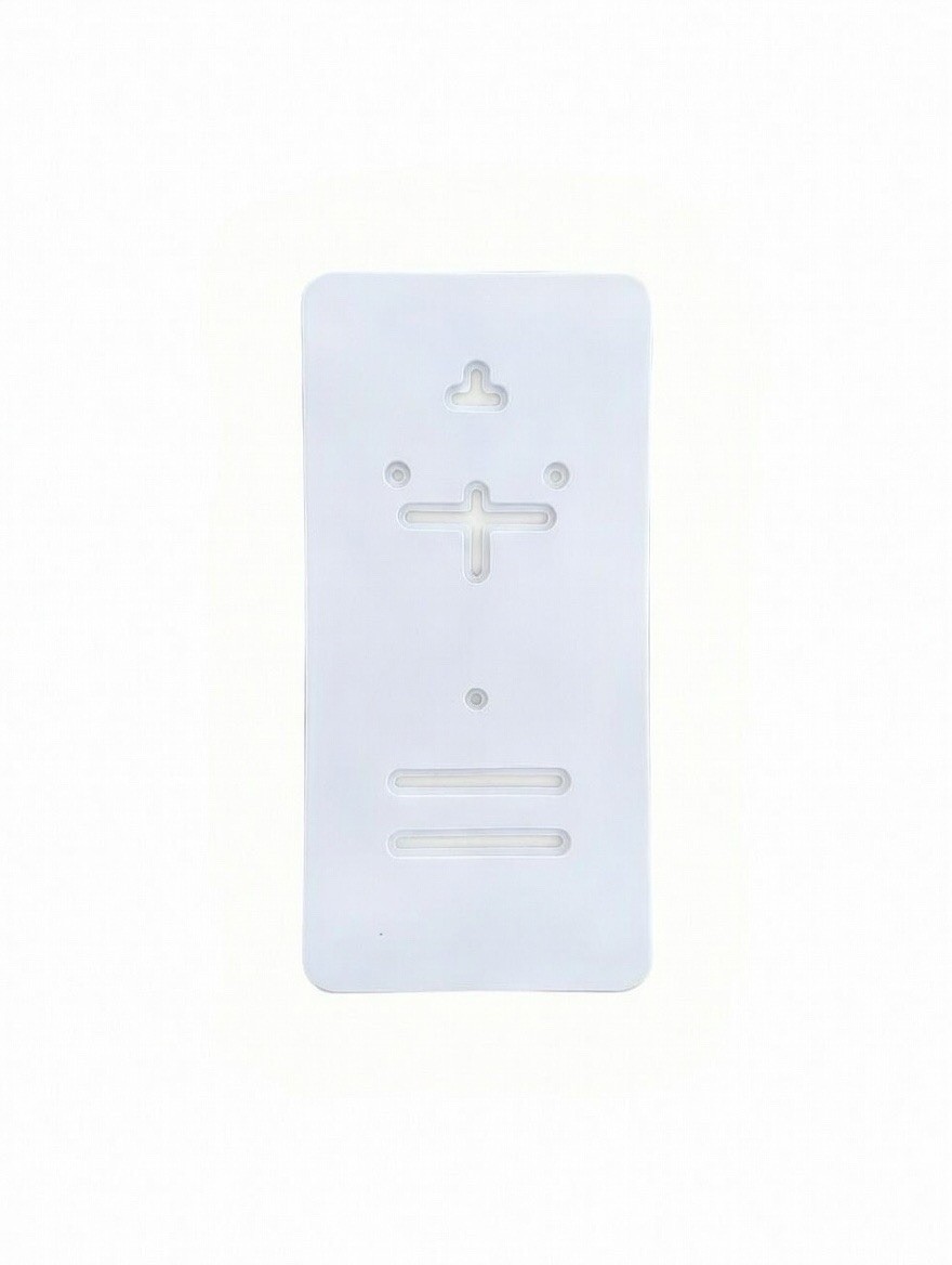 White Plastic Adhesive/Screw  Wall Bracket