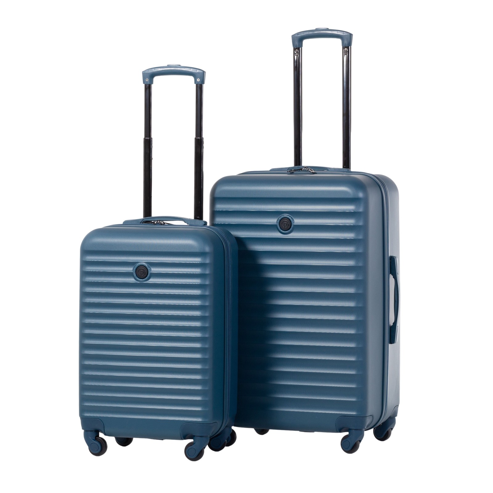 2-Piece Hardside Spinner Luggage Set with Carry on and Medium Checked Suitcase, 