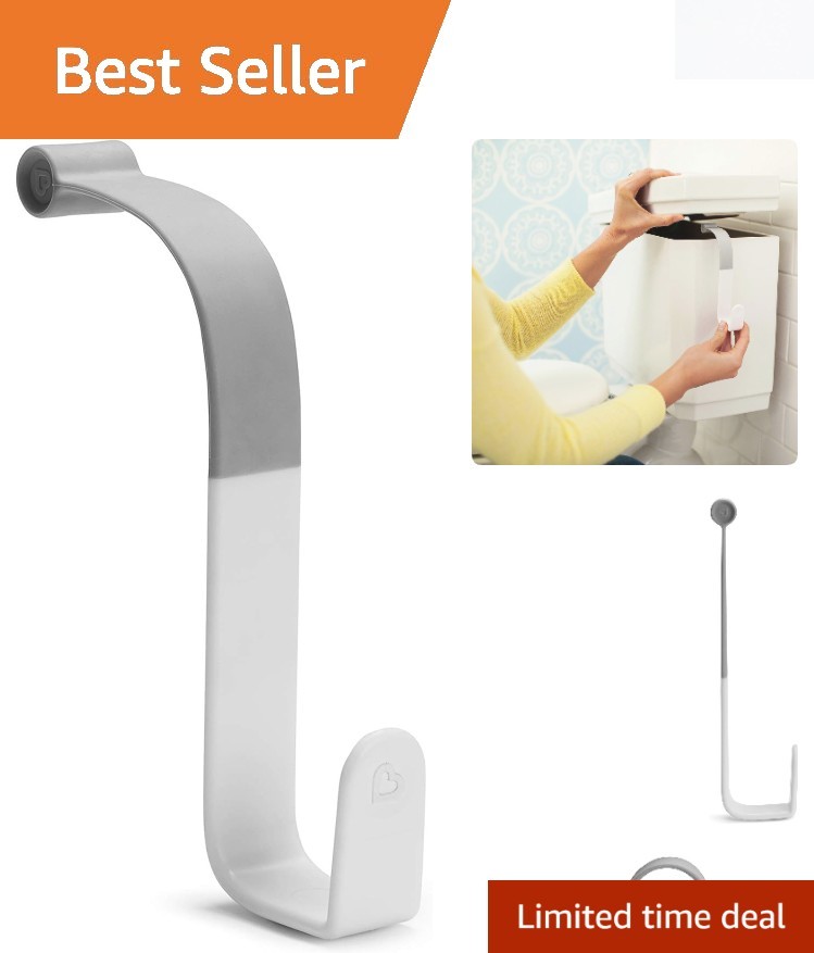Minimalist Grey Potty Hook - Easy Storage Solution for Potty Training Success