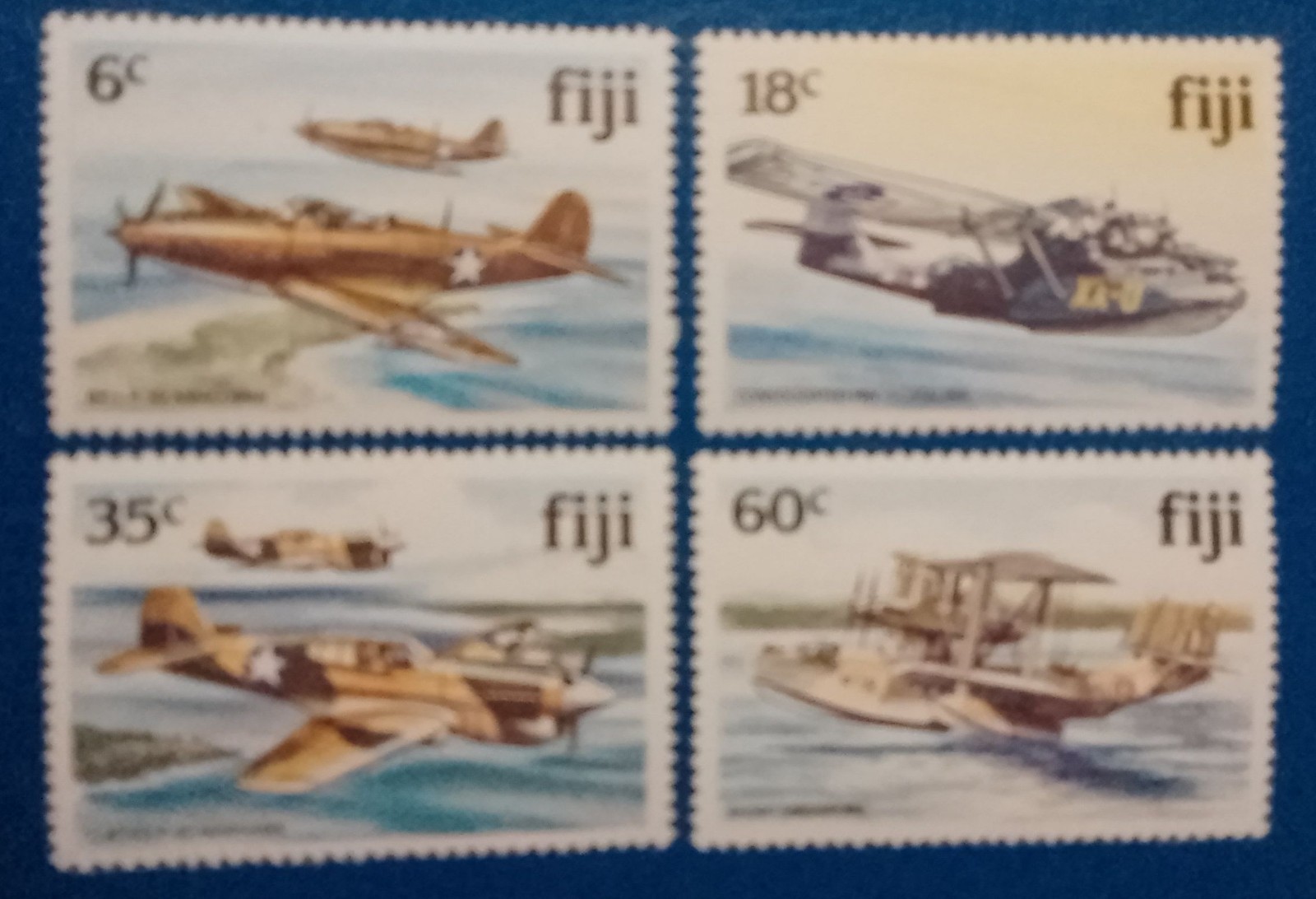 Fiji 1981. World War II Aircraft . Mint Unhinged.