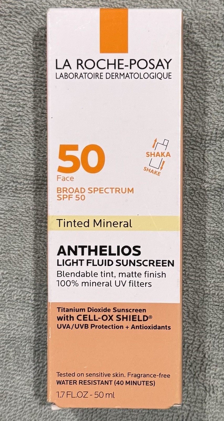 La Roche-Posay Anthelios Tinted Mineral Sunscreen SPF 50, 1.7 fl oz expires 3/26
