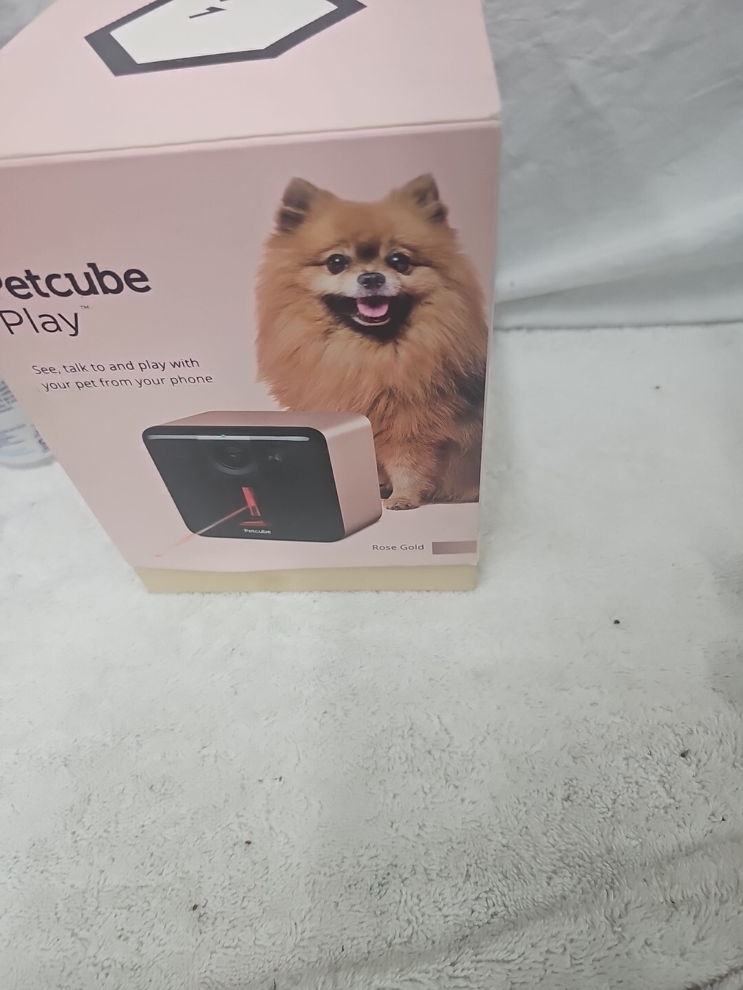 Petcube Play Pet WiFi Camera with Interactive Laser Toy. ROSE GOLD