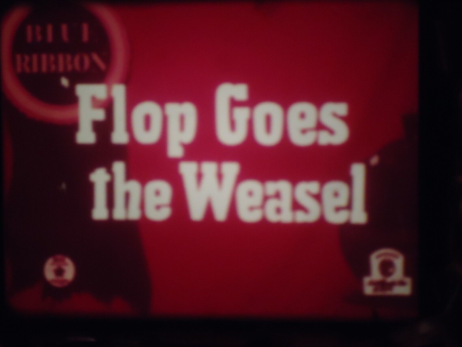 16mm Flop Goes the Weasel Warner Bros Cartoon
