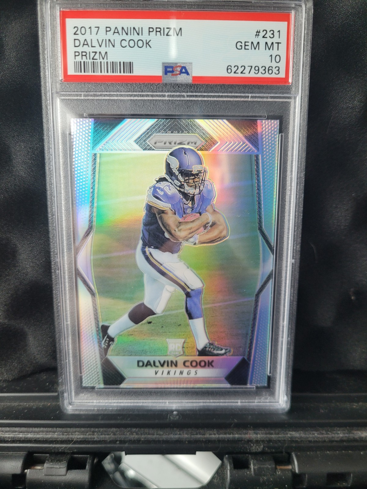 2017 Panini Prizm Silver Dalvin Cook #231 PSA 10 GEM MT Rookie RC