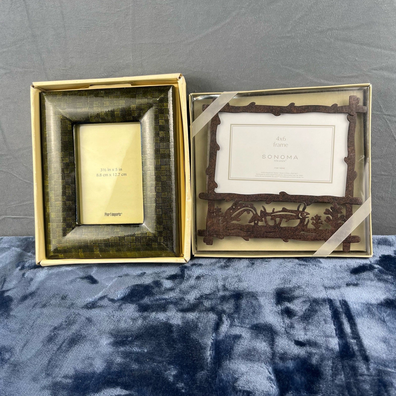 Fancy Frames Bundle 3.5 X 5 in and 4x6in Sonoma Pier One Cottagecore Countryside
