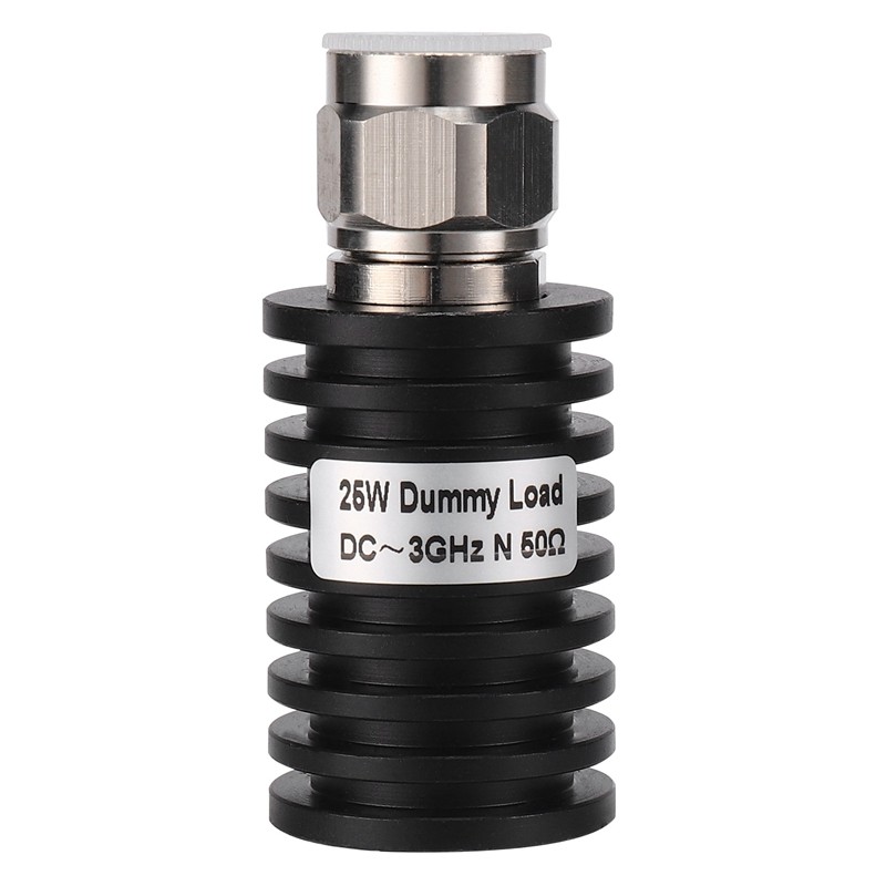 Coax 25W N Male Connector Small 50 Ohm DC-3GHz , Dummy Load Plug O3U71267