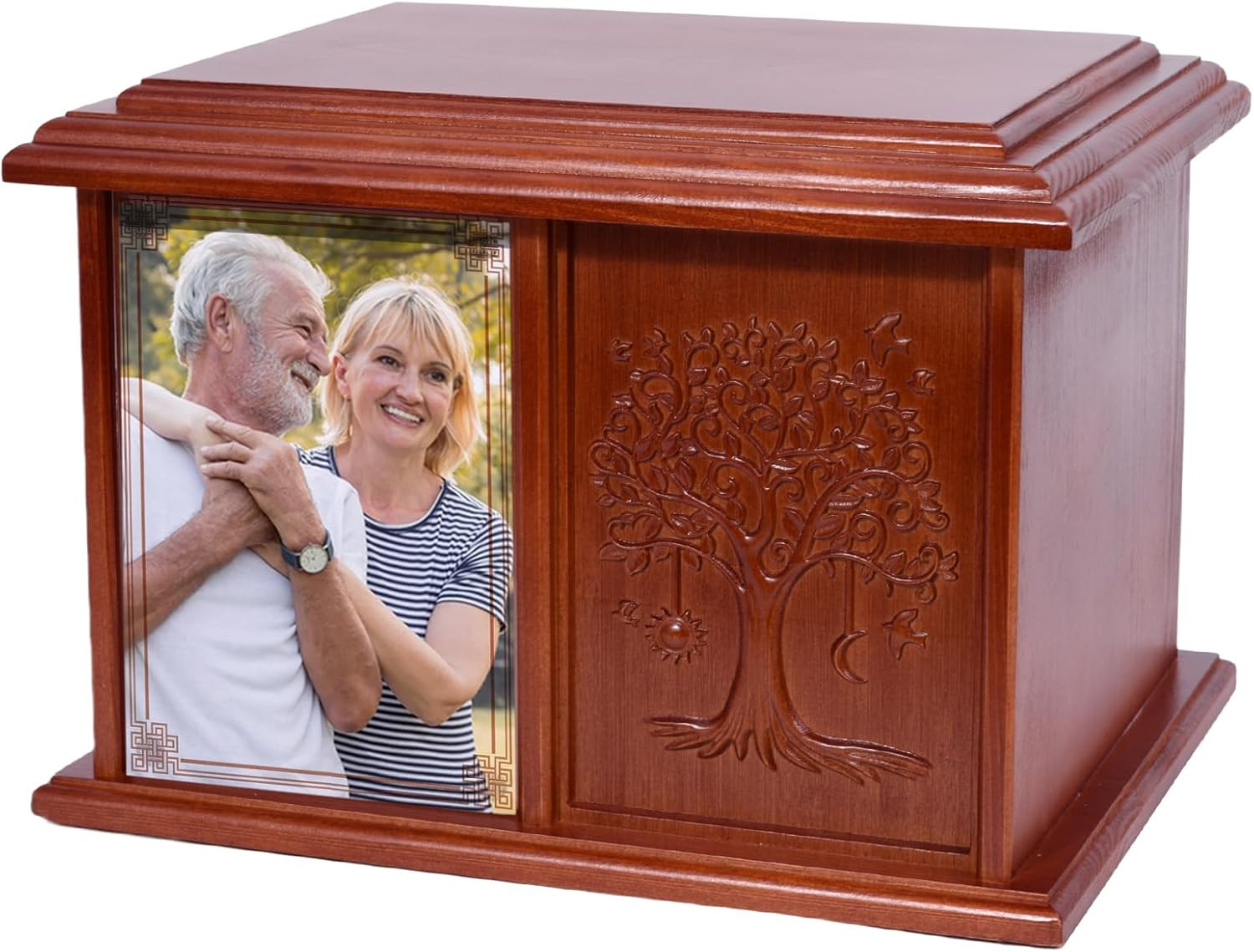 U26014 Double Urn for 2 Adults Urns for Ashes for Man Women Tree of Life G2U