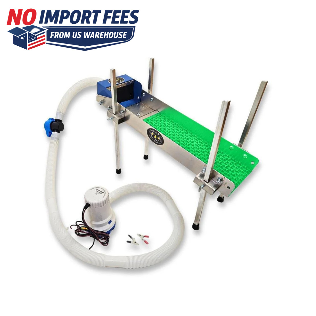 6X24 Power Sluice Box Kit with Dream Mat - 18" legs | Gold Prospecting Equipment