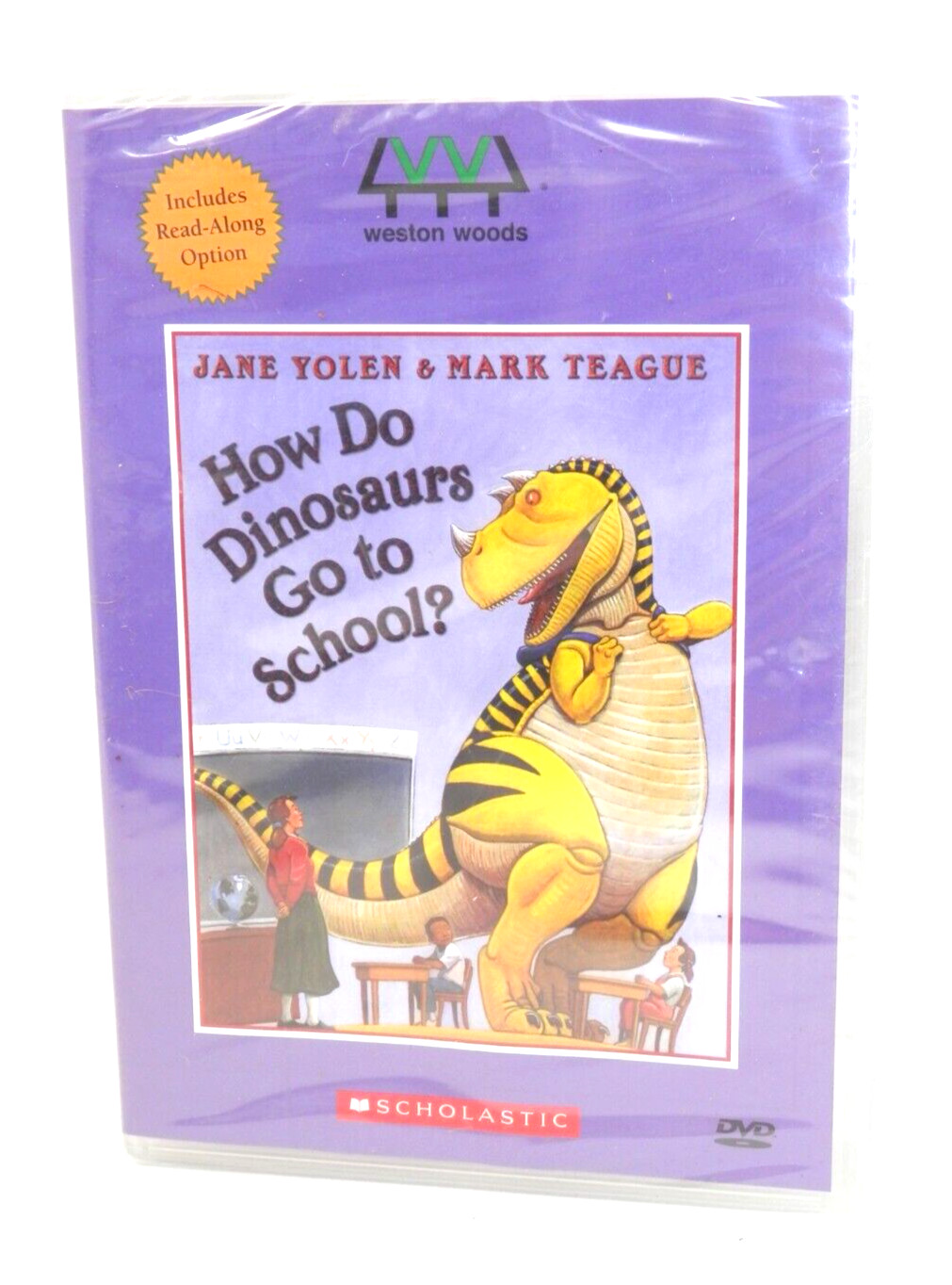 Scholastic How Do Dinosaurs Go To School? DVD Storybook Video Age 4-7 Read Along