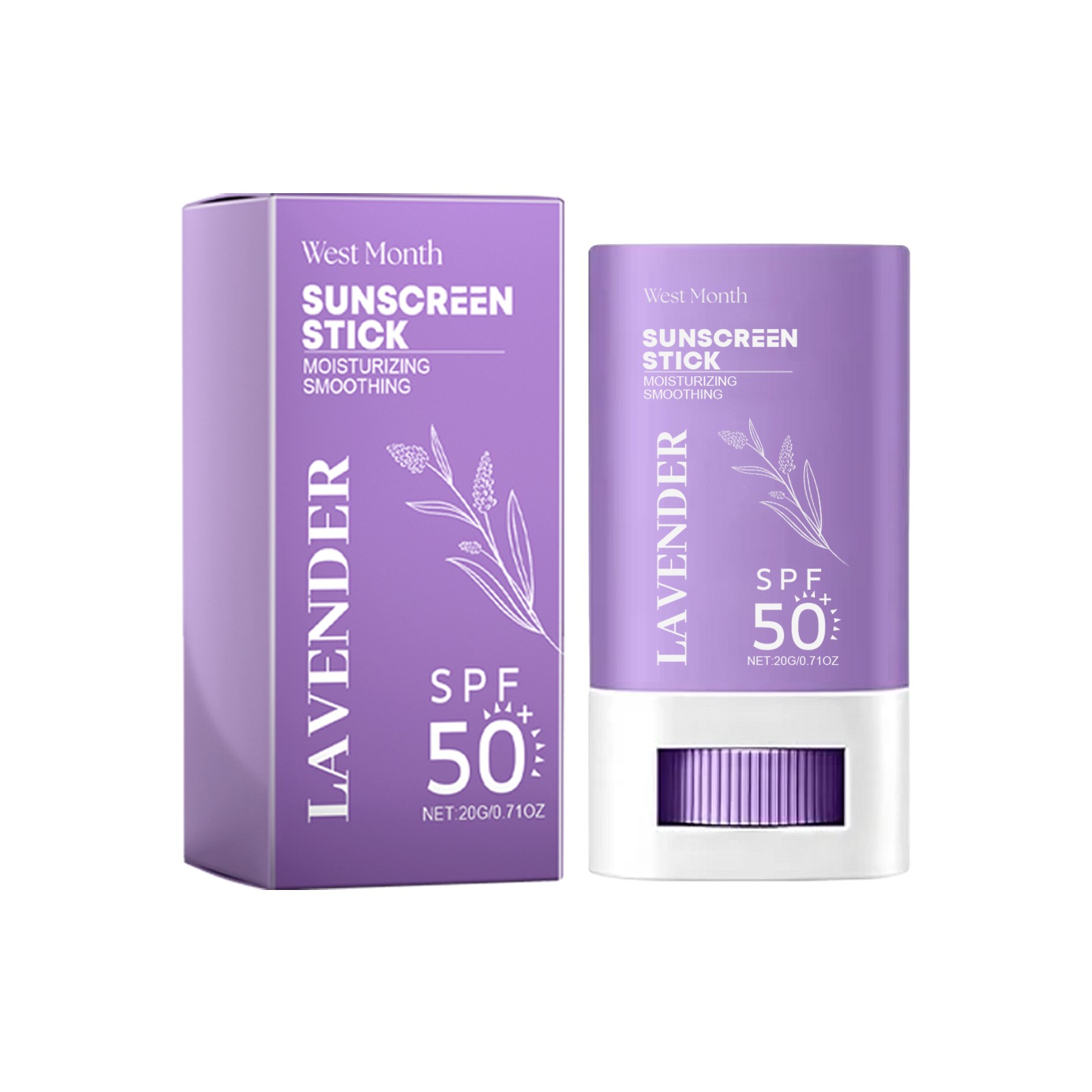 Lavender Sunscreen SPF 50, Broad Spectrum Non-greasy