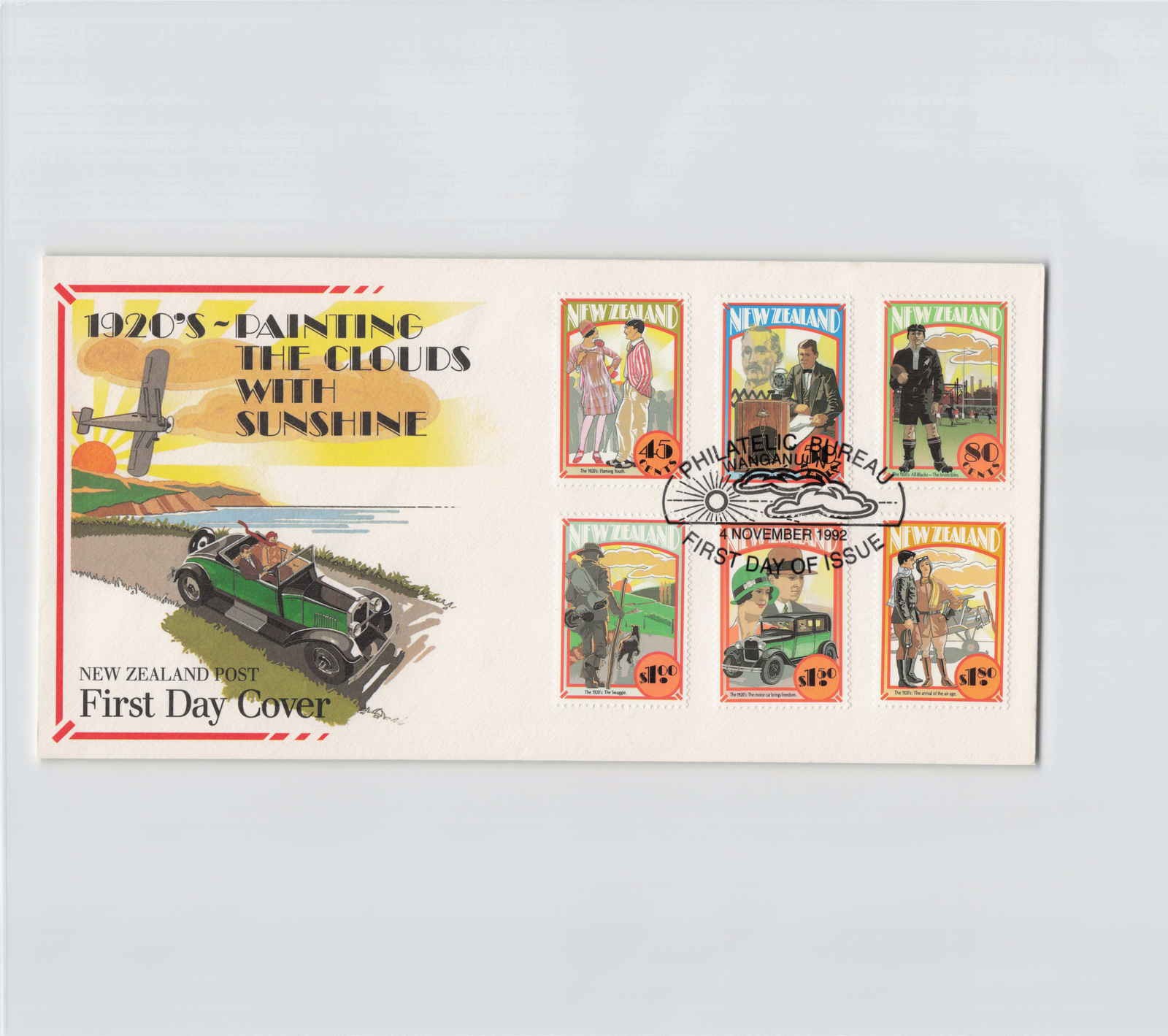 (A)New Zealand Stamp, First Day Cover FDC[D2202]8d8