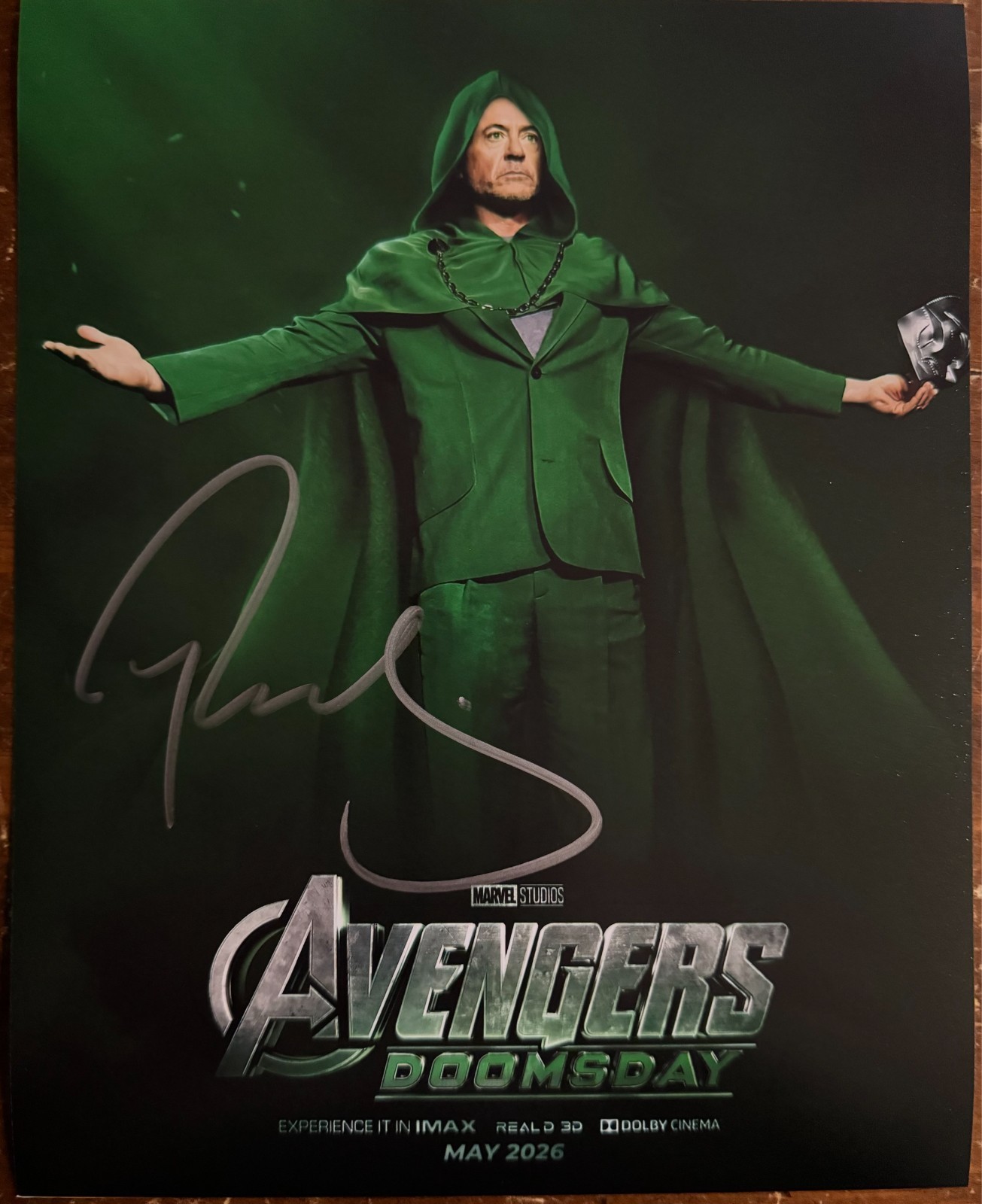 Robert Downy Jr Avengers Signed Autographed Signature 8x10 Matte Photograph COA