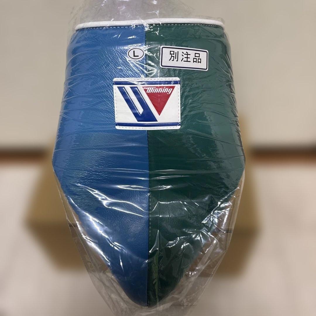 Winning Boxing Cup Protector Foul Cup CO-CPS-500 Sky blue and Green Size L New