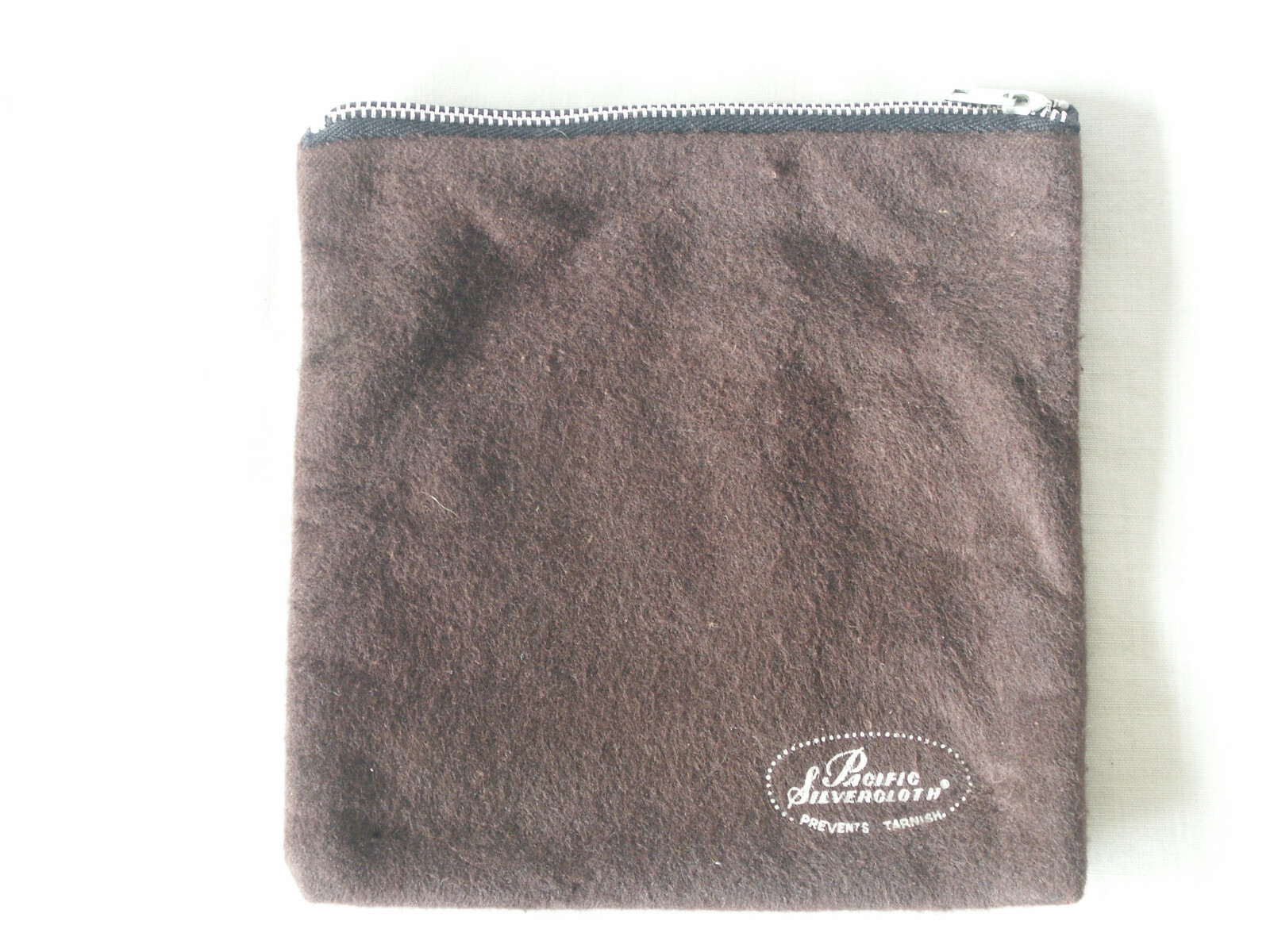 Pacific Silvercloth Anti-Tarnish Cloth Zippered Bag Sterling Jewelry Storage 6x6