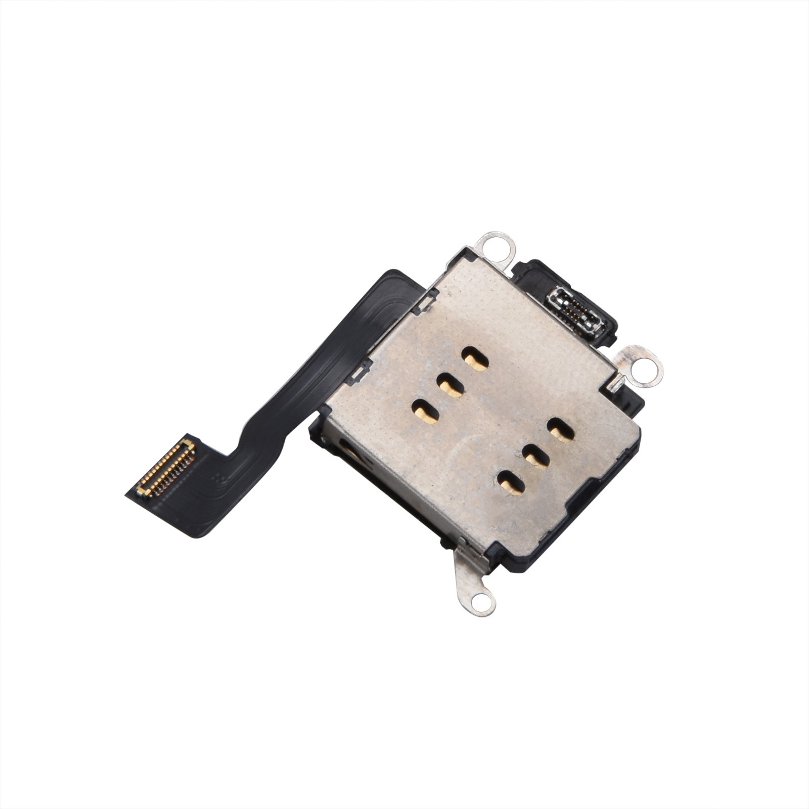 Dual SIM Card Slot Card Tray Flex Cable with Cable Reader for iPhone 13