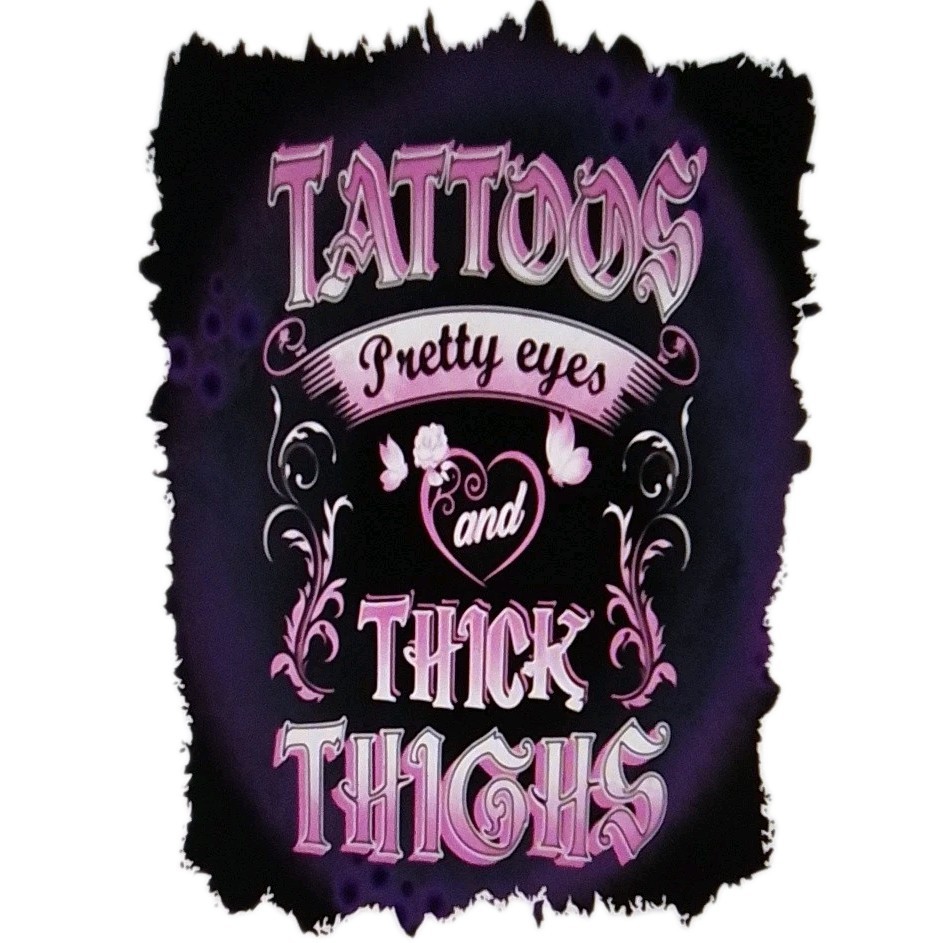 Iron On Heat Transfer Decal On 8.5x11 Sheet