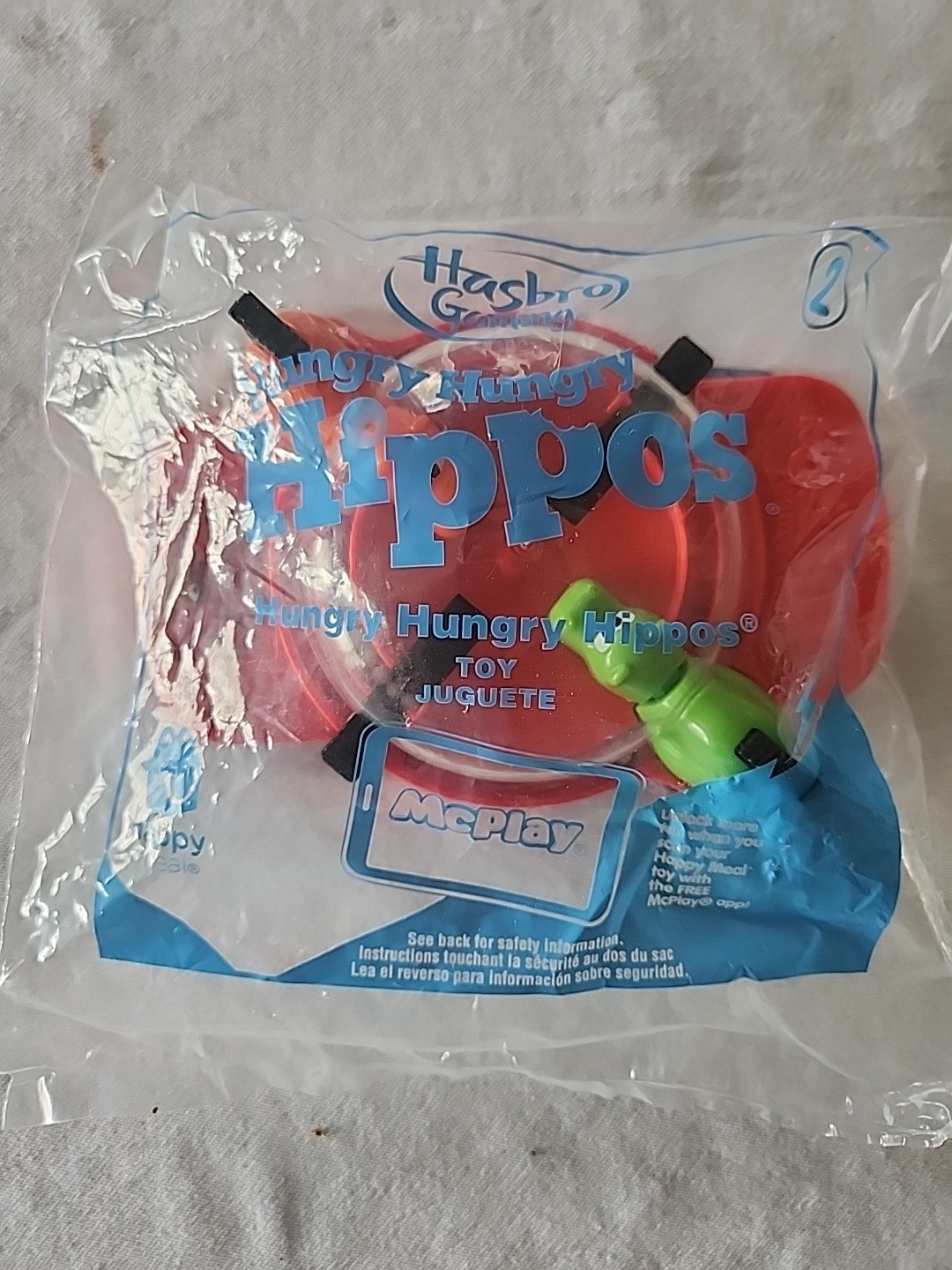 McDonald's Happy Meal Hungry Hungry Hippos Toy