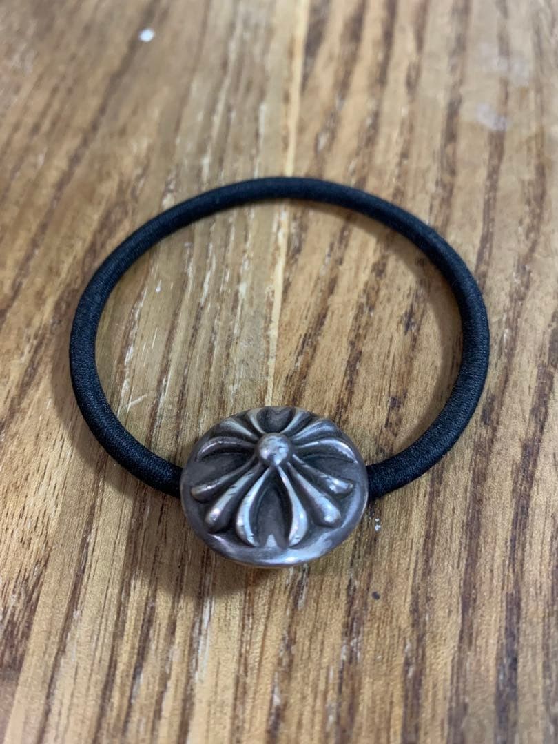 Chrome Hearts Crossball Silver 925 Hair Tie Bracelet Japan