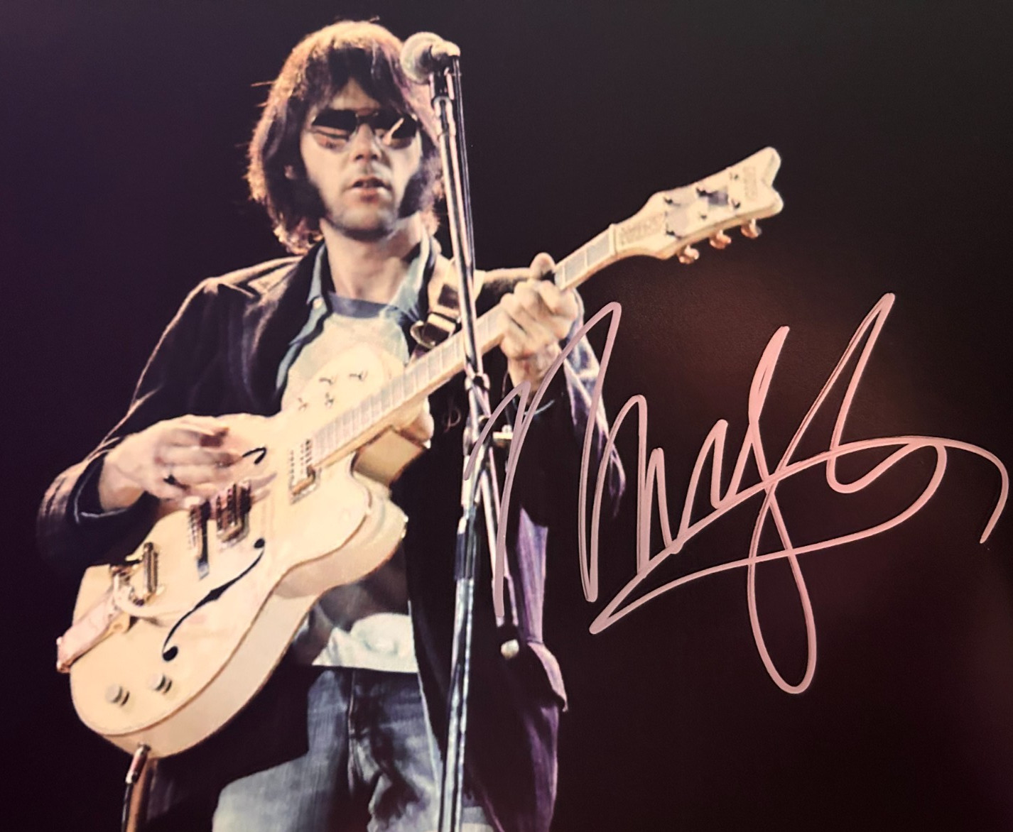 NEIL YOUNG Hand Signed Original 8x10 Authentic REAL Autograph w/COA