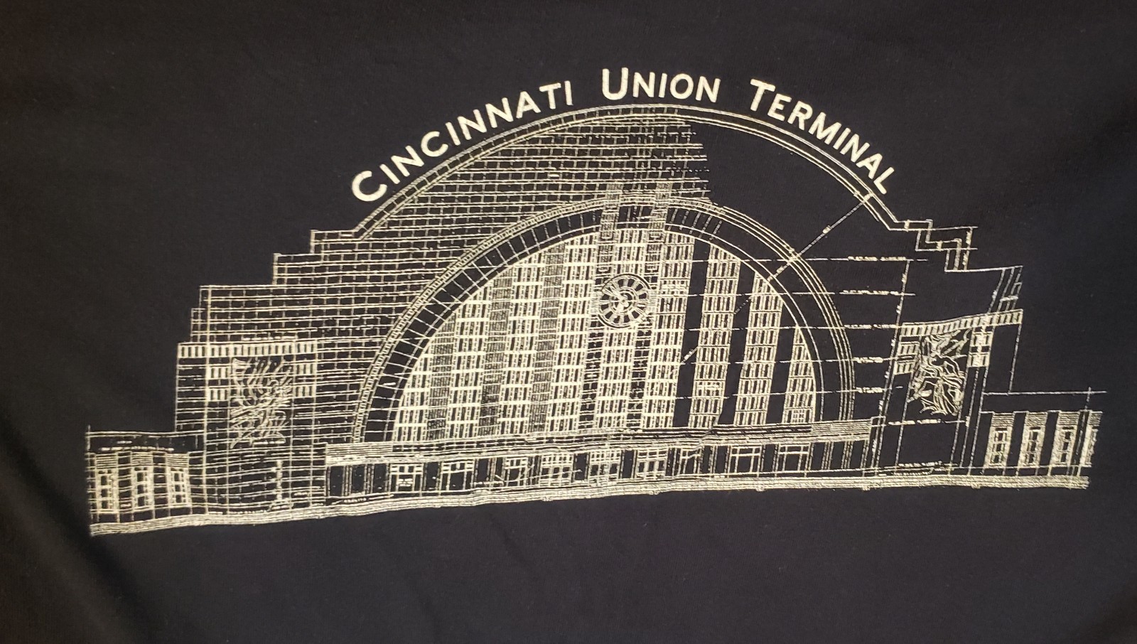 Cincinnati Union Terminal railroad T-shirt