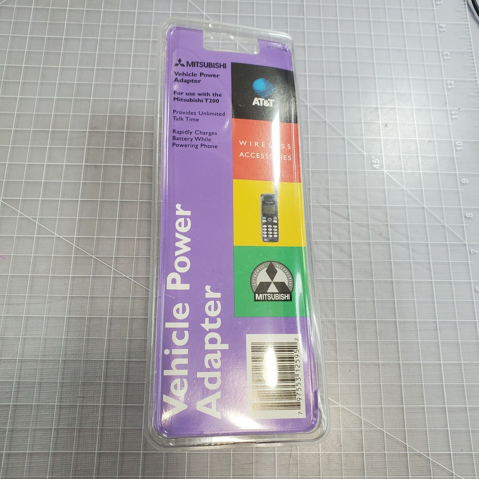 AT&T Mitsubishi T200 Vehicle Power Adapter NIP