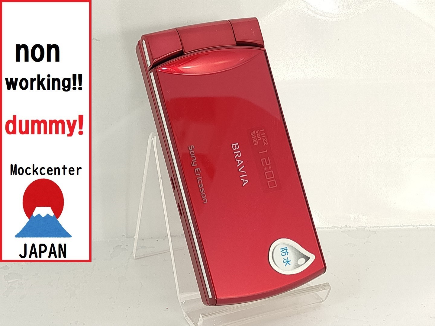 【dummy!】 Sony Ericsson SOY02 BRAVIA （color red） au-japan non-working cellphone