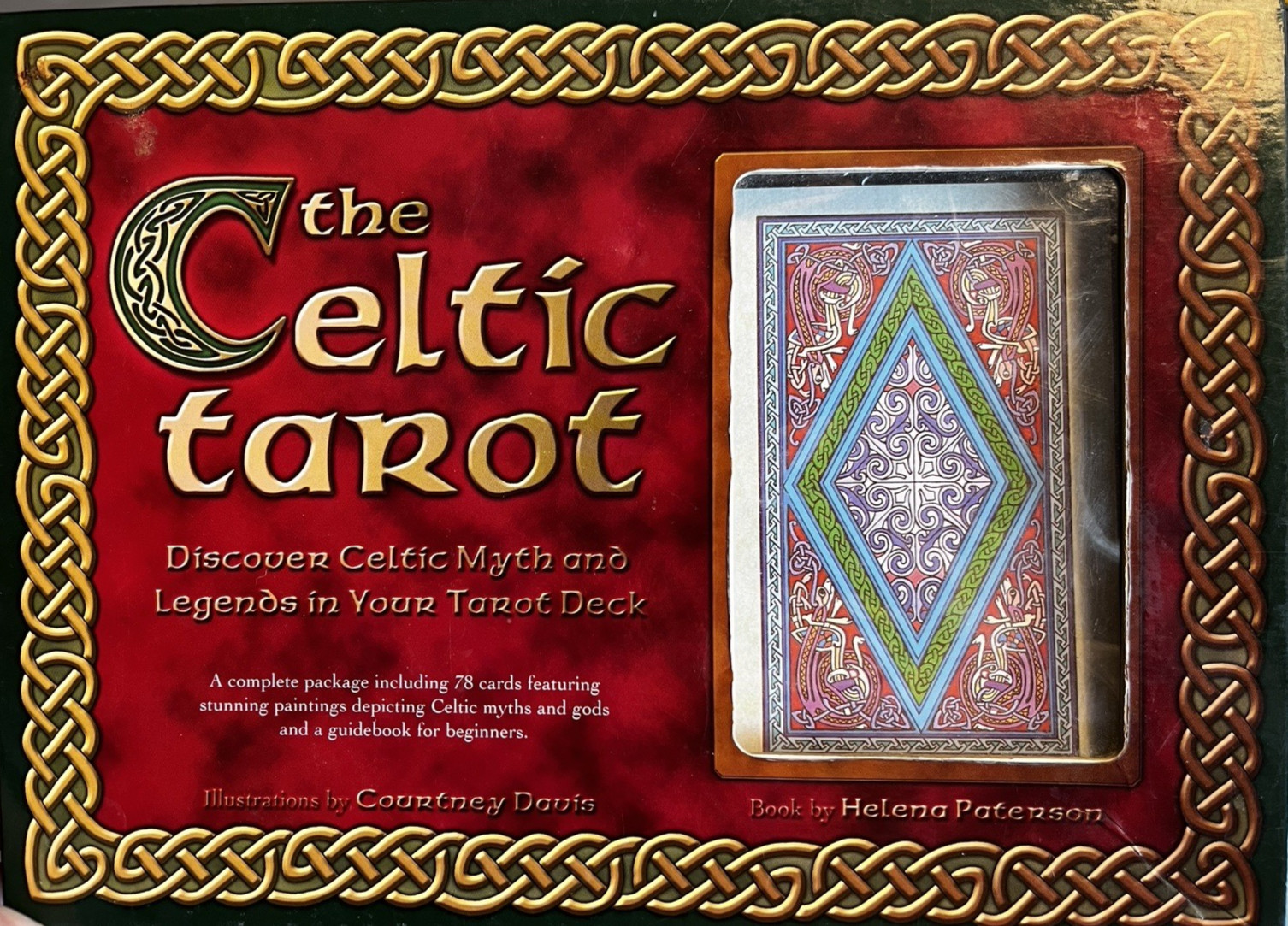 VTG 1990 Celtic Tarot (Deck and Booklet) Myth & Legends 78 Cards COMPLETE in BOX