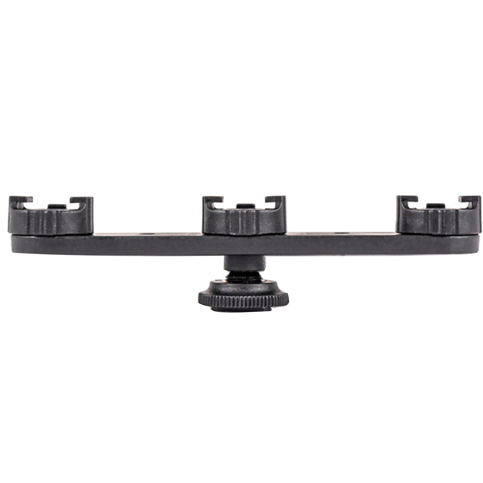 3 in 1 Aluminum Camera Triple Hot Shoe Mount Adapter Bracket Holder Support H