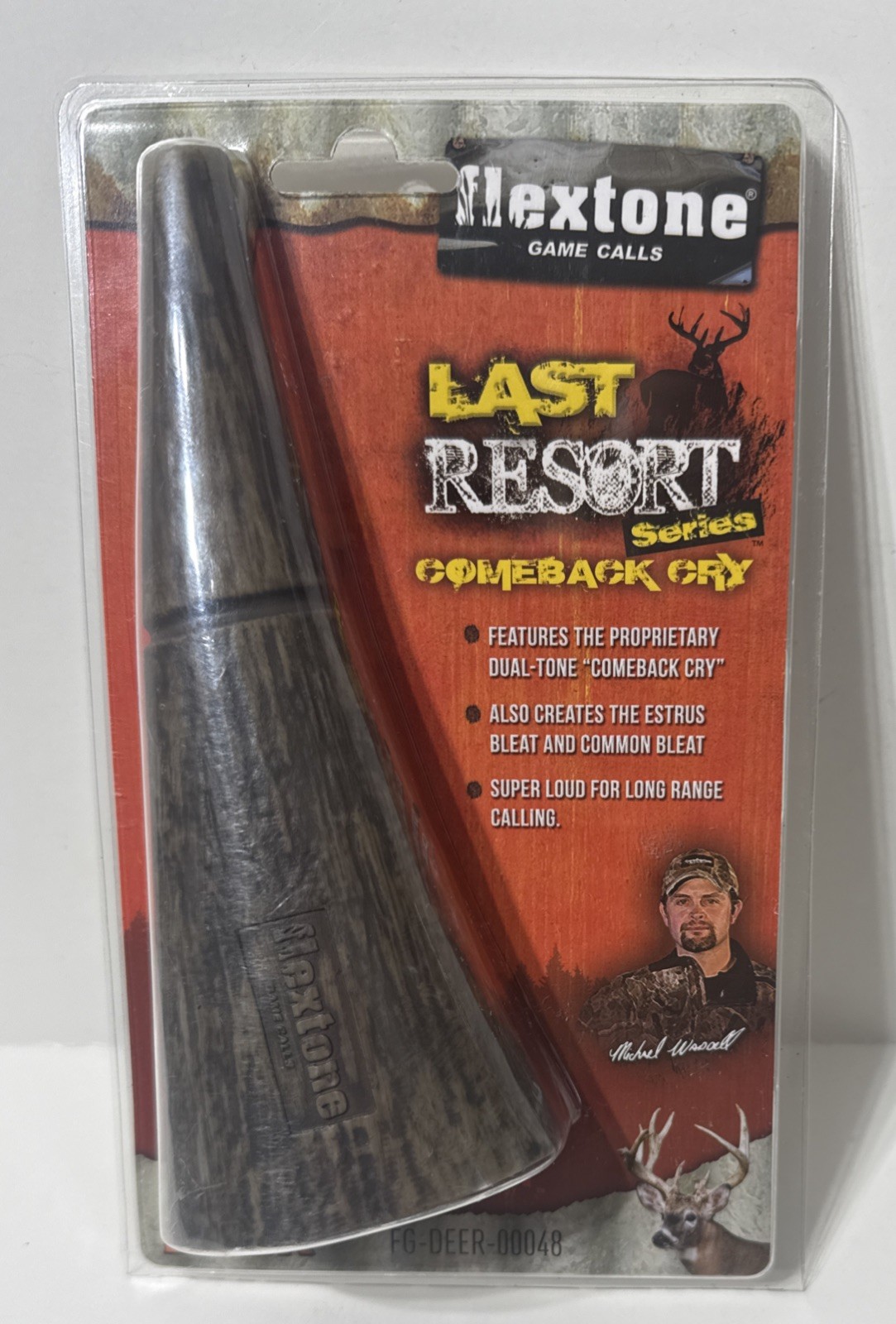 Flextone LAST RESORT Deer Hunting Call Super Loud Long Range Doe Bleat Comeback