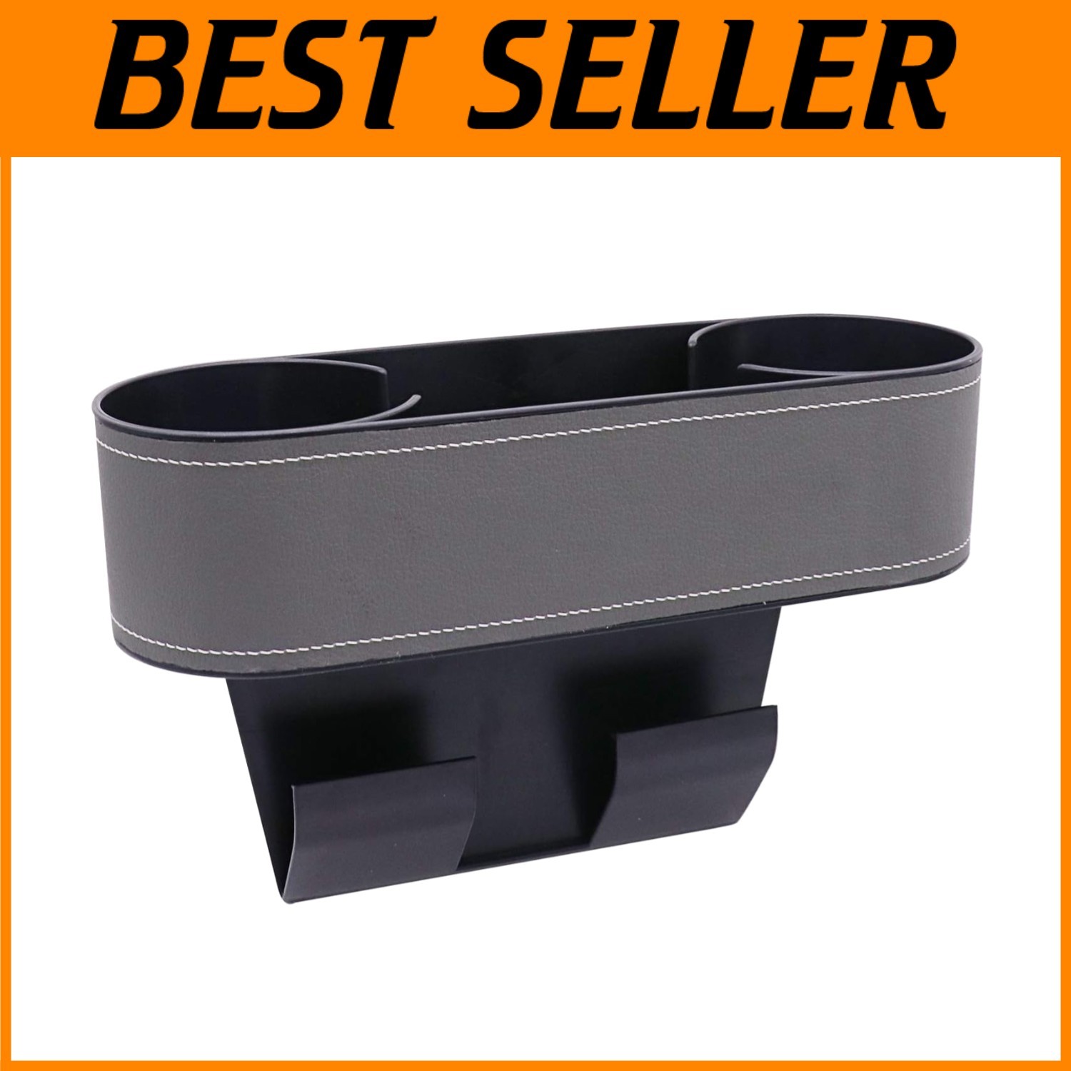 Multifunctional Car Seat Storage Box, Gray