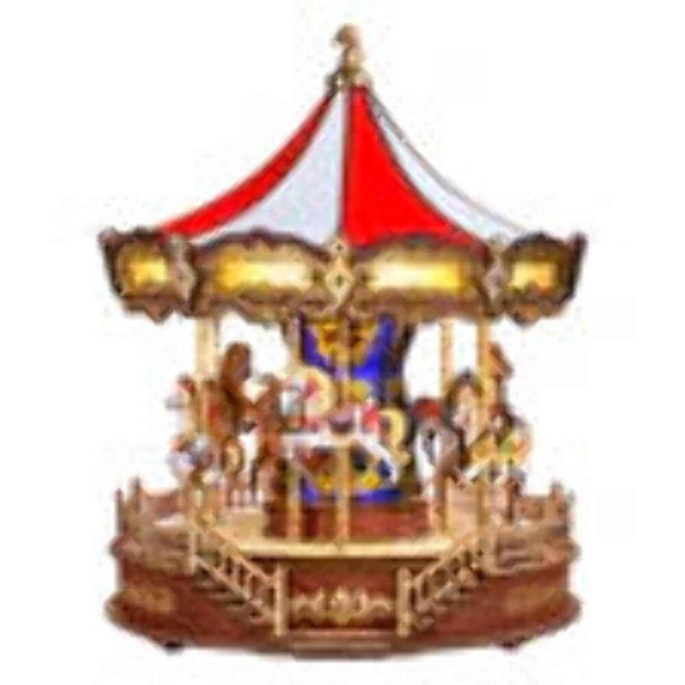 Robotime AMC01 Rolife Classic Carousel 3D Wooden Puzzle