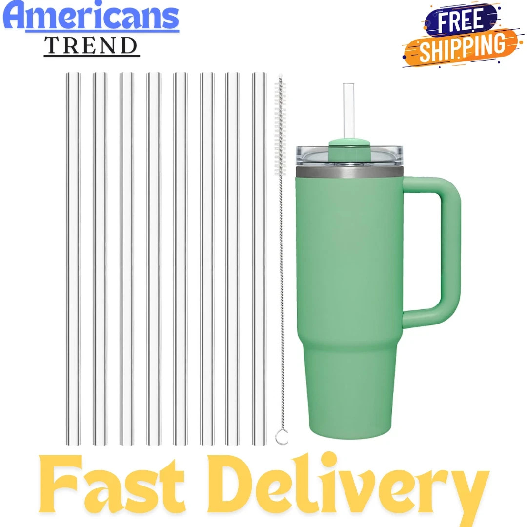 6 Pack Replacement Straw for Stanley Adventure Quencher 40 oz 30 oz Cup Tumbler