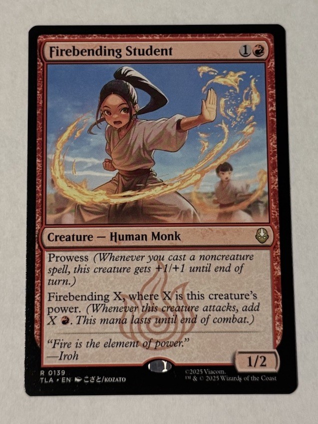 MTG Firebending Student - Avatar: The Last Airbender NM