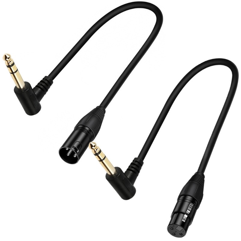 6.35mm 1/4 Inch to XLR Microphone Adapter Cable 6.35mm to XLR Converter Cable