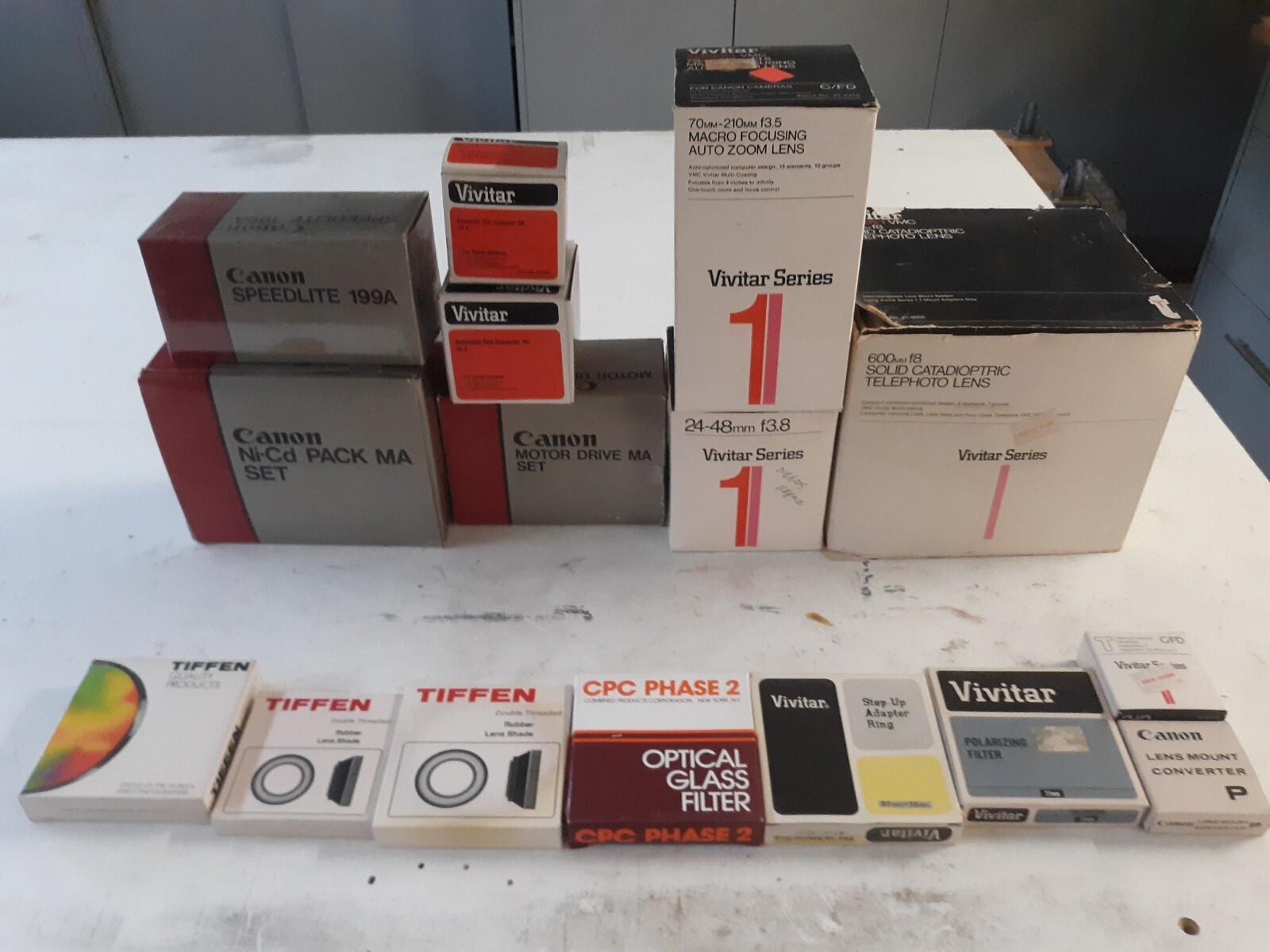 Vivitar and Canon Camera Equipment