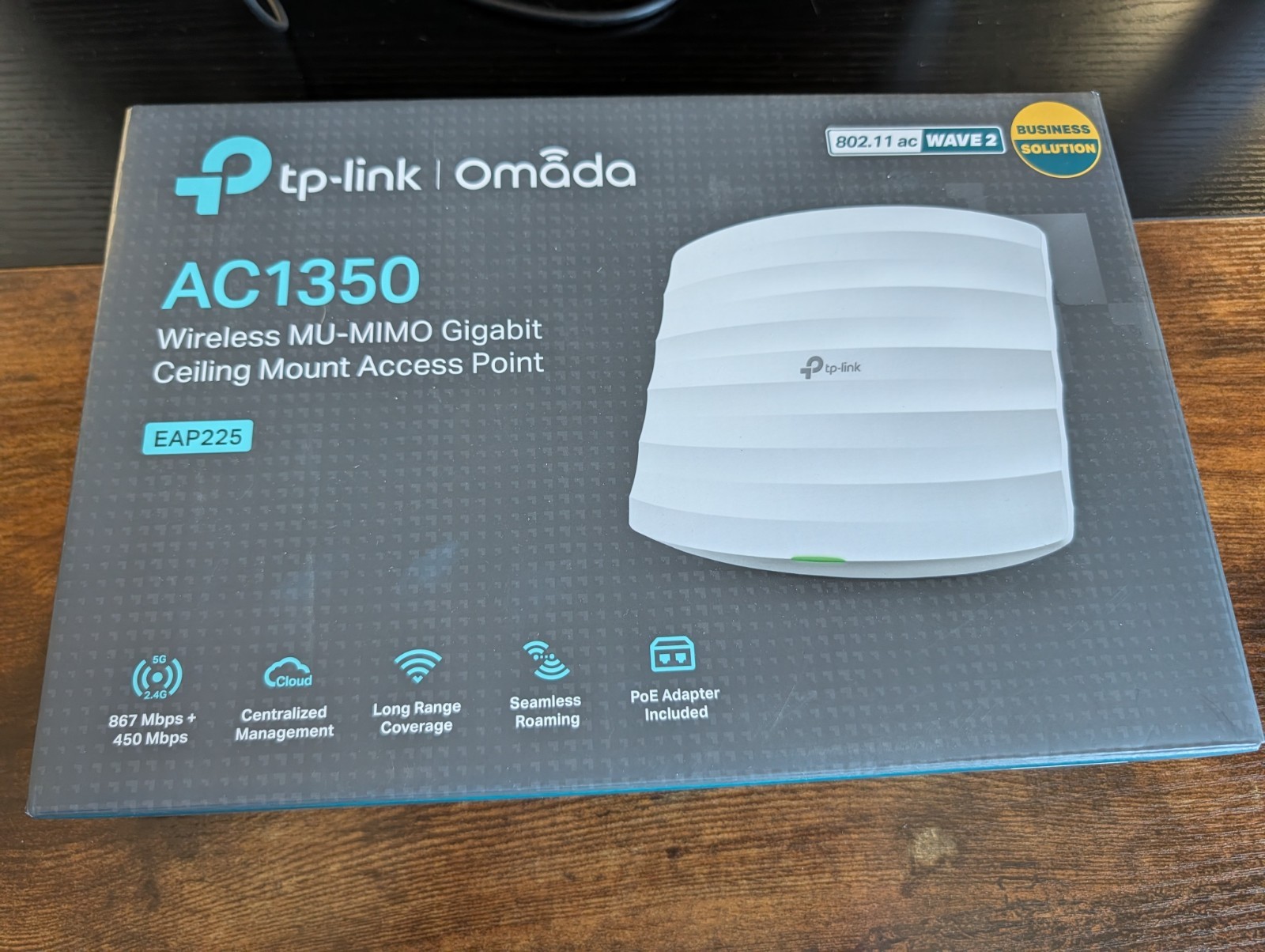 TP-Link EAP225 Omada AC1350 Gigabit Wireless Access Point