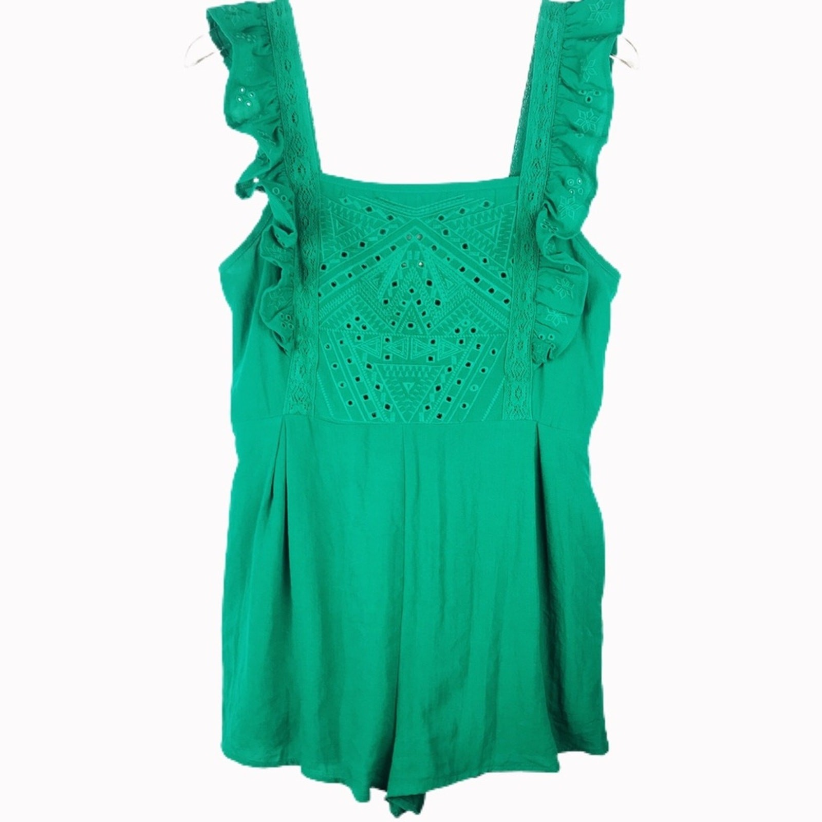 Hummingbird Sleeveless Romper Sz L