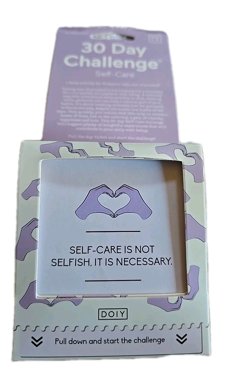30 Day Challenge Self-Care Activity Cards