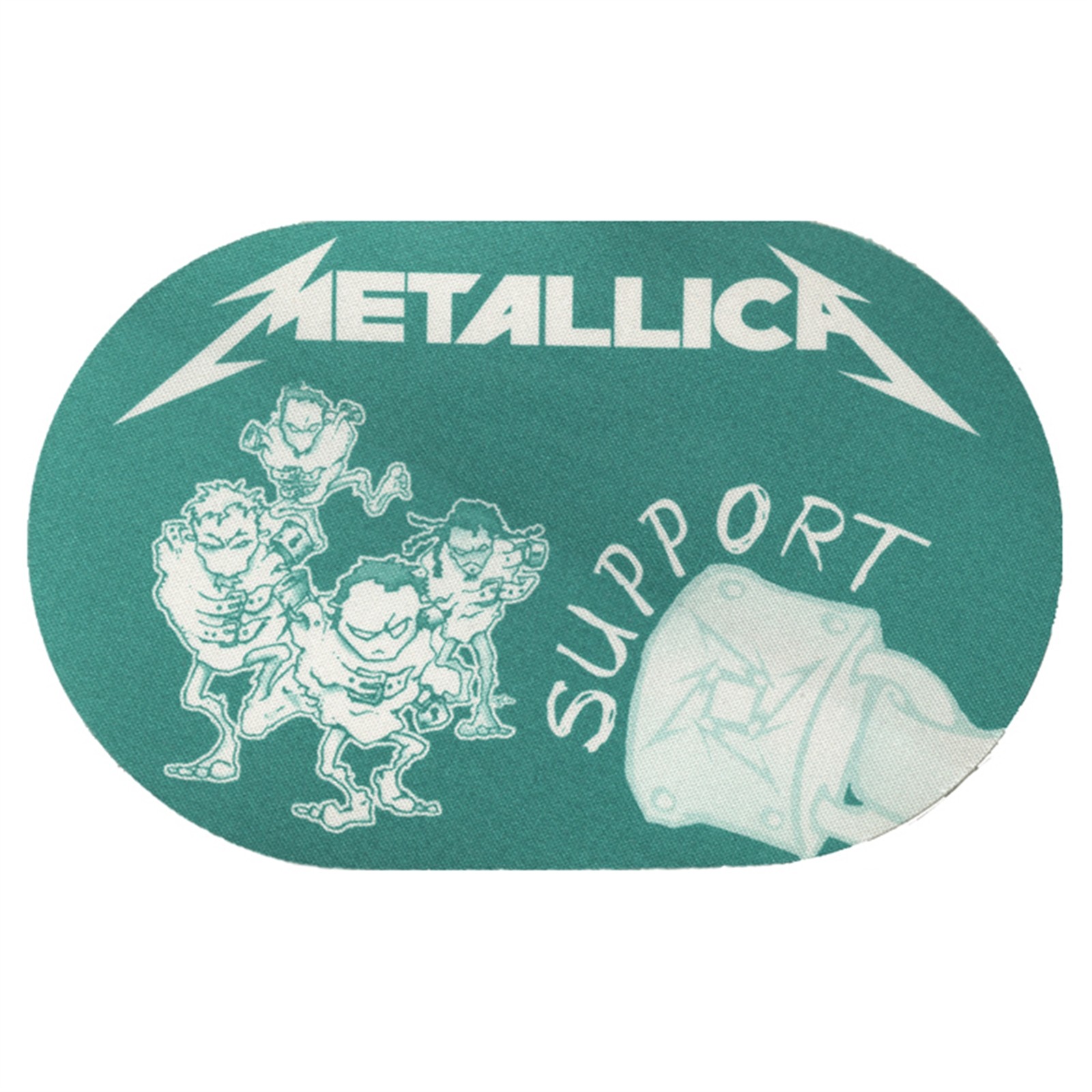Metallica 2000 Summer Sanitarium Concert Tour Support Backstage Pass