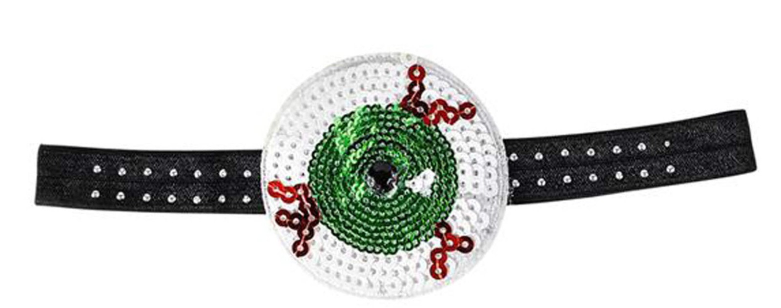 9266 - Halloween Eyeball Sequin Headband Set of 4 Plus Pumpkin |Pod 1-6|