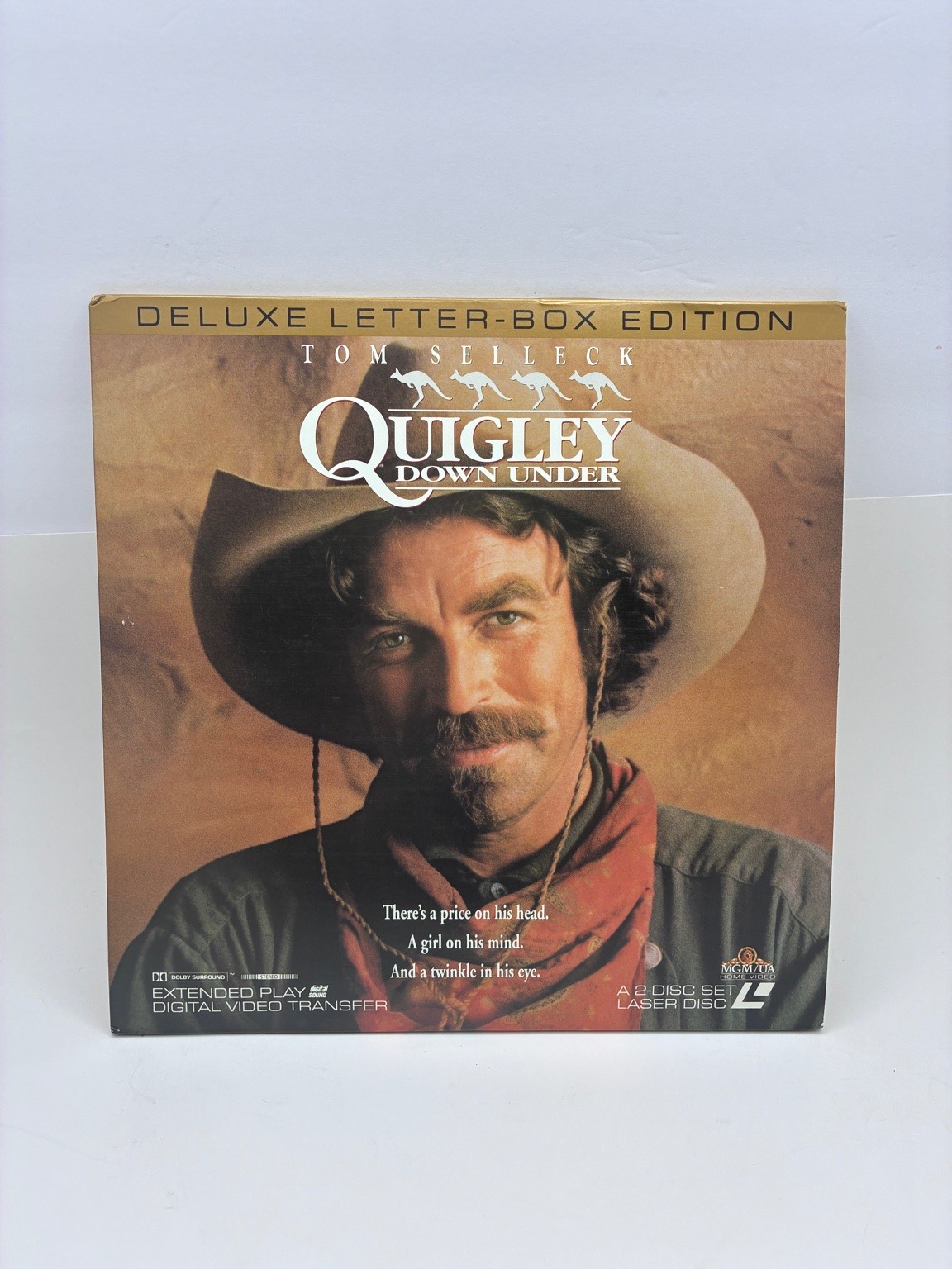 Quigley Down Under LaserDisc 1990 Western Deluxe Letter-Box MGM/UA
