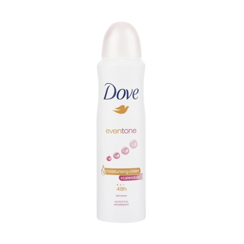 3x Dove Spray Deodorant Skin Renew Eventone Moisturizing 48HR New Lot 150ml