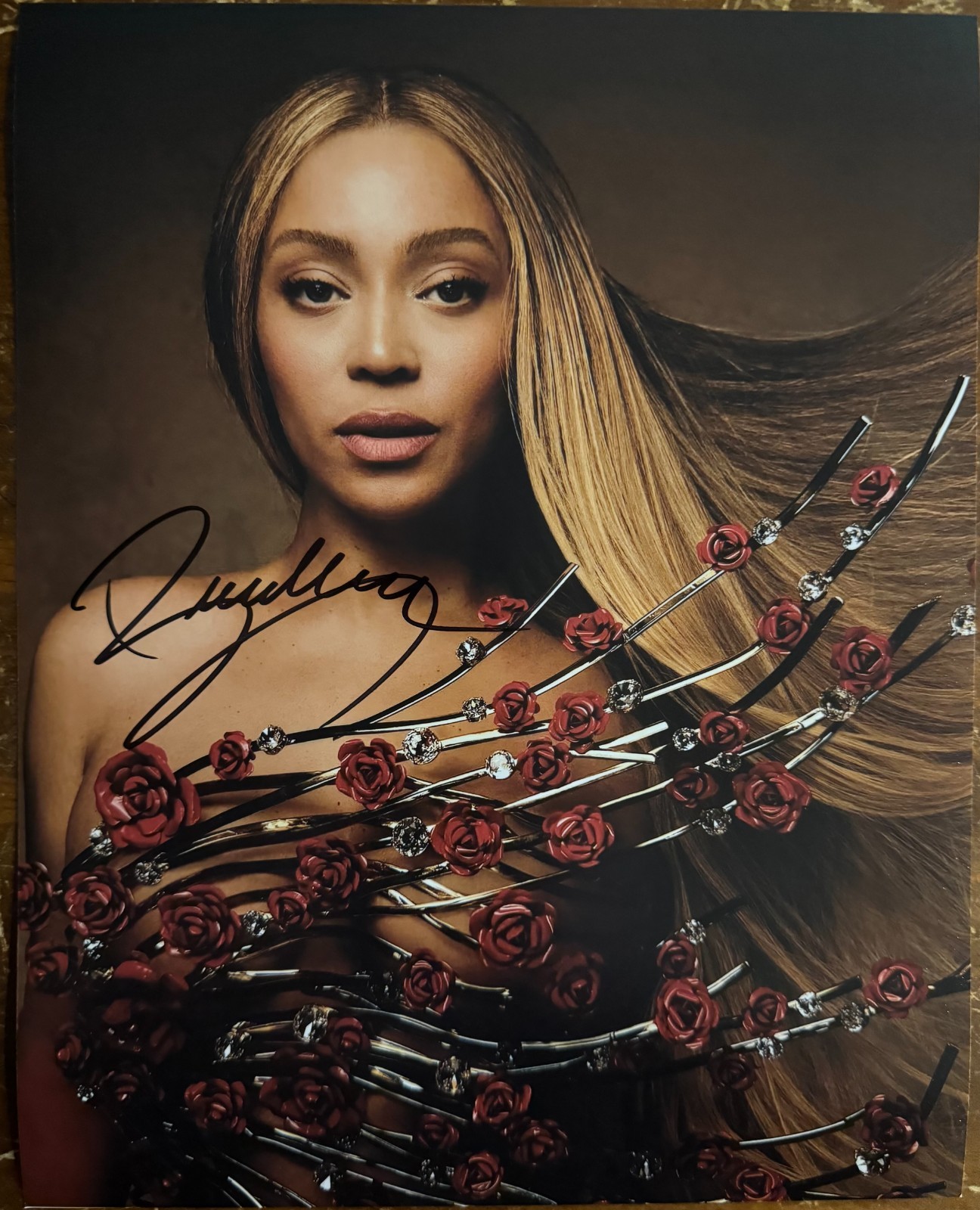 Beyonce Knowles Signed Autographed Signature 8x10 Matte Photograph COA
