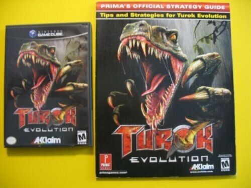 Turok: Evolution Nintendo GameCube WITH STRATEGY GUIDE BOOK