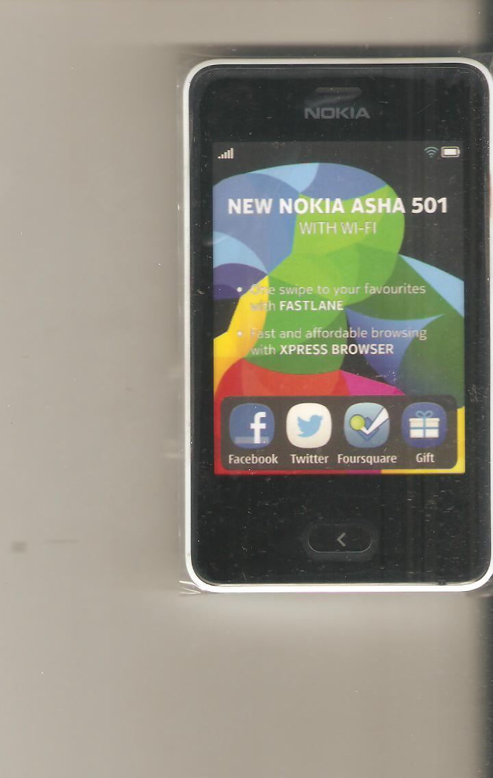 FAKE SHOWCASE PHONE - DUMMY - NOKIA ASHA 501 (IS NOT A PHONE)