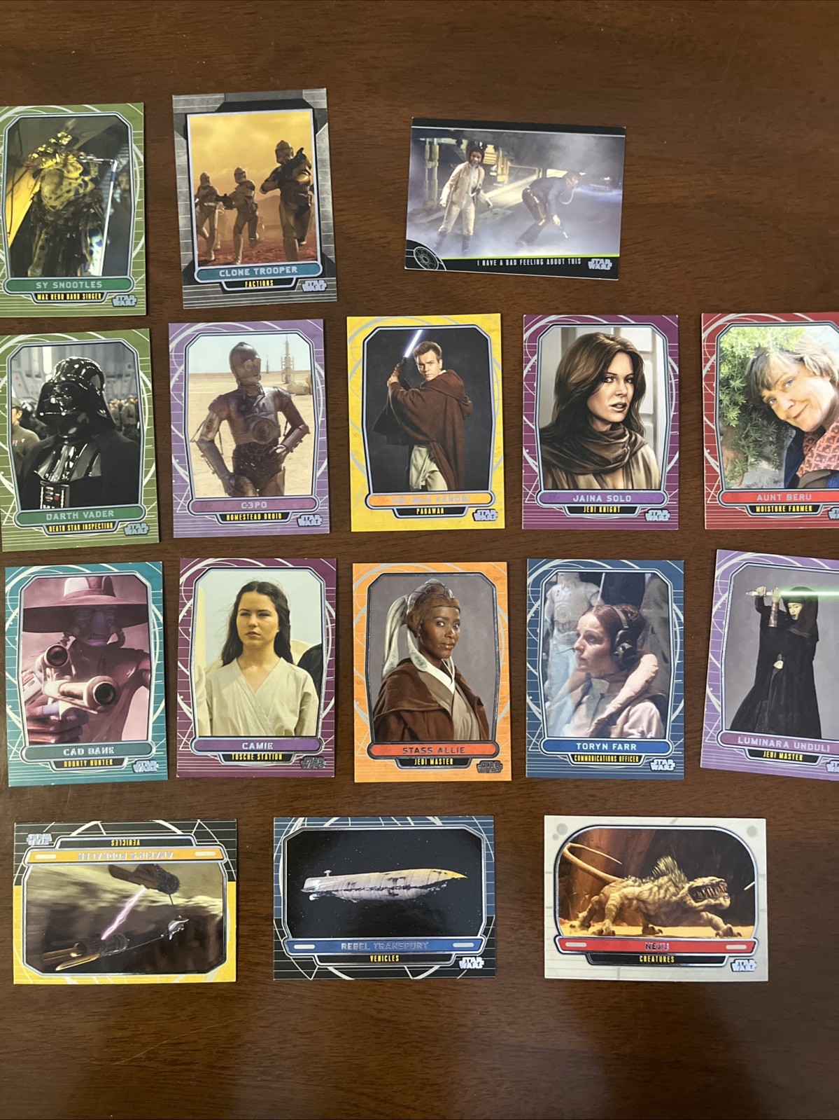 2012 topps star wars galactic files