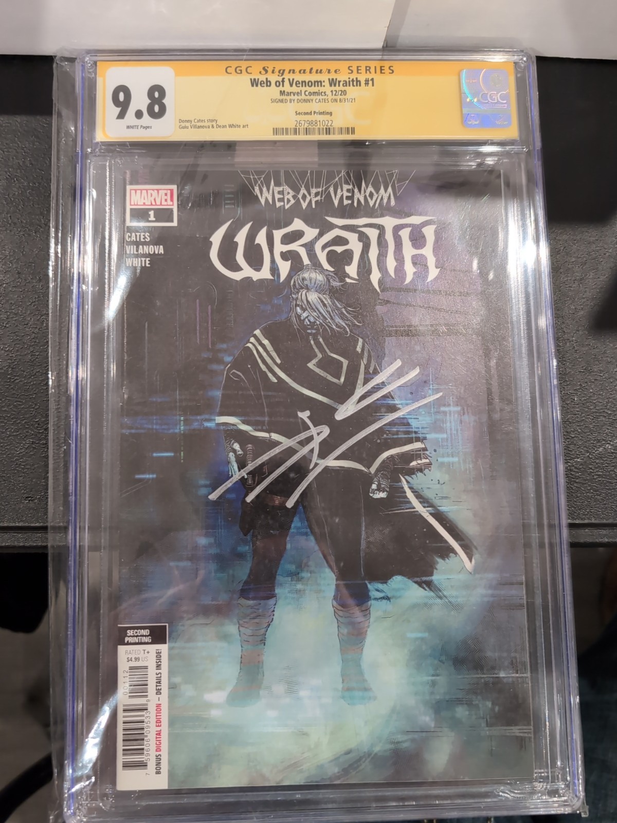 Web of Venom: Wraith #1 CGC 9.8 Signed By Donny Cates