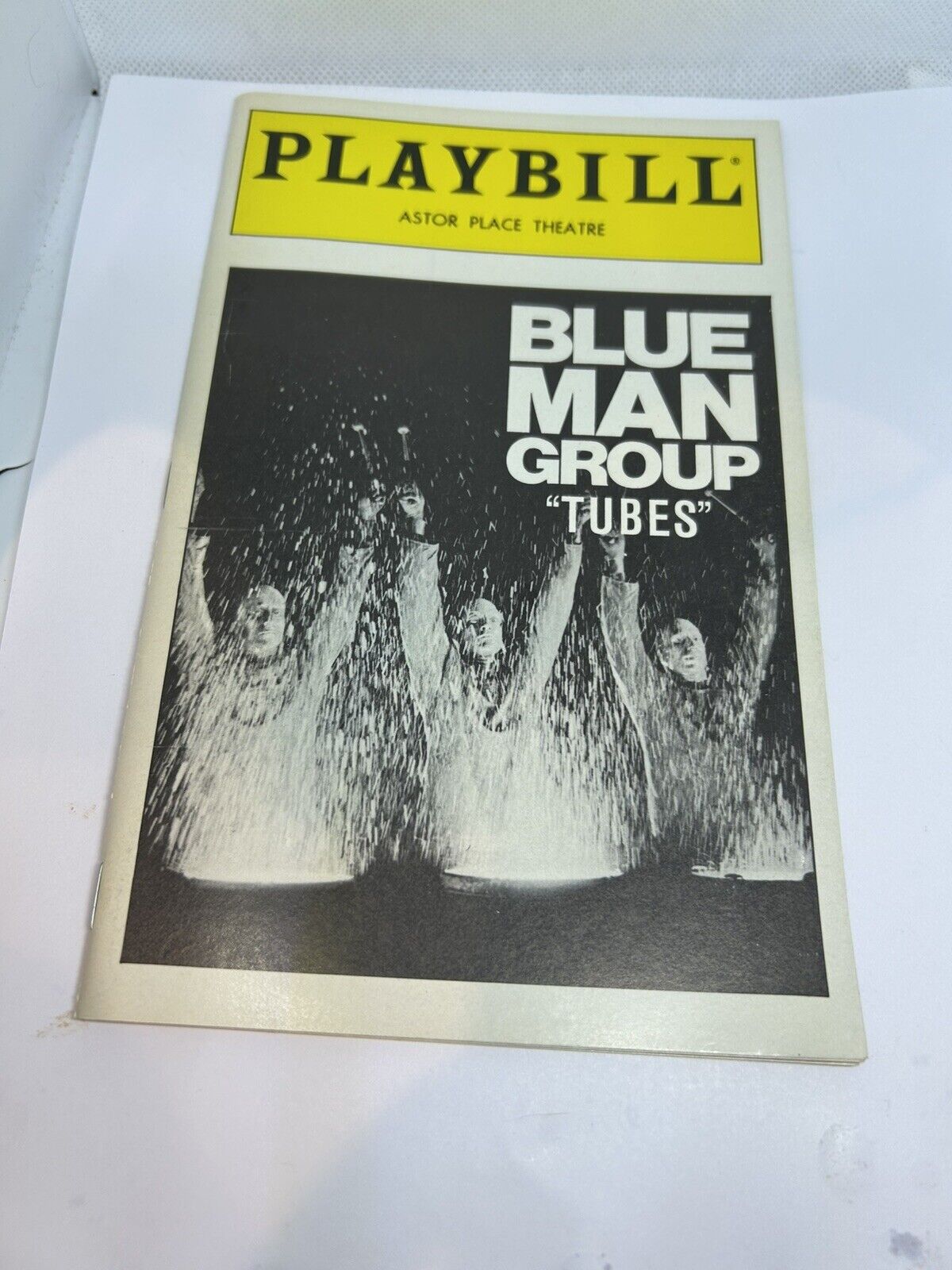 Blue Man Group "Tubes" Playbill Astor Place Theatre June 1993