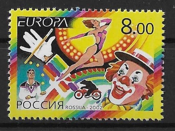 2002 - RUSSIA - EUROPE CEPT - THE CIRCUS - 1 VALUE NEW MNH MF111057