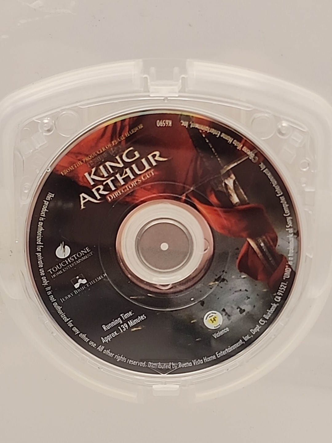King Arthur Director's Cut Sony PSP UMD Disc/Case Only No Art Tested Recased